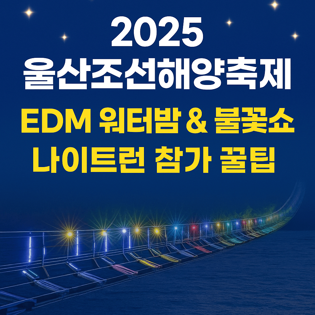 울산조선해양축제 포스터
