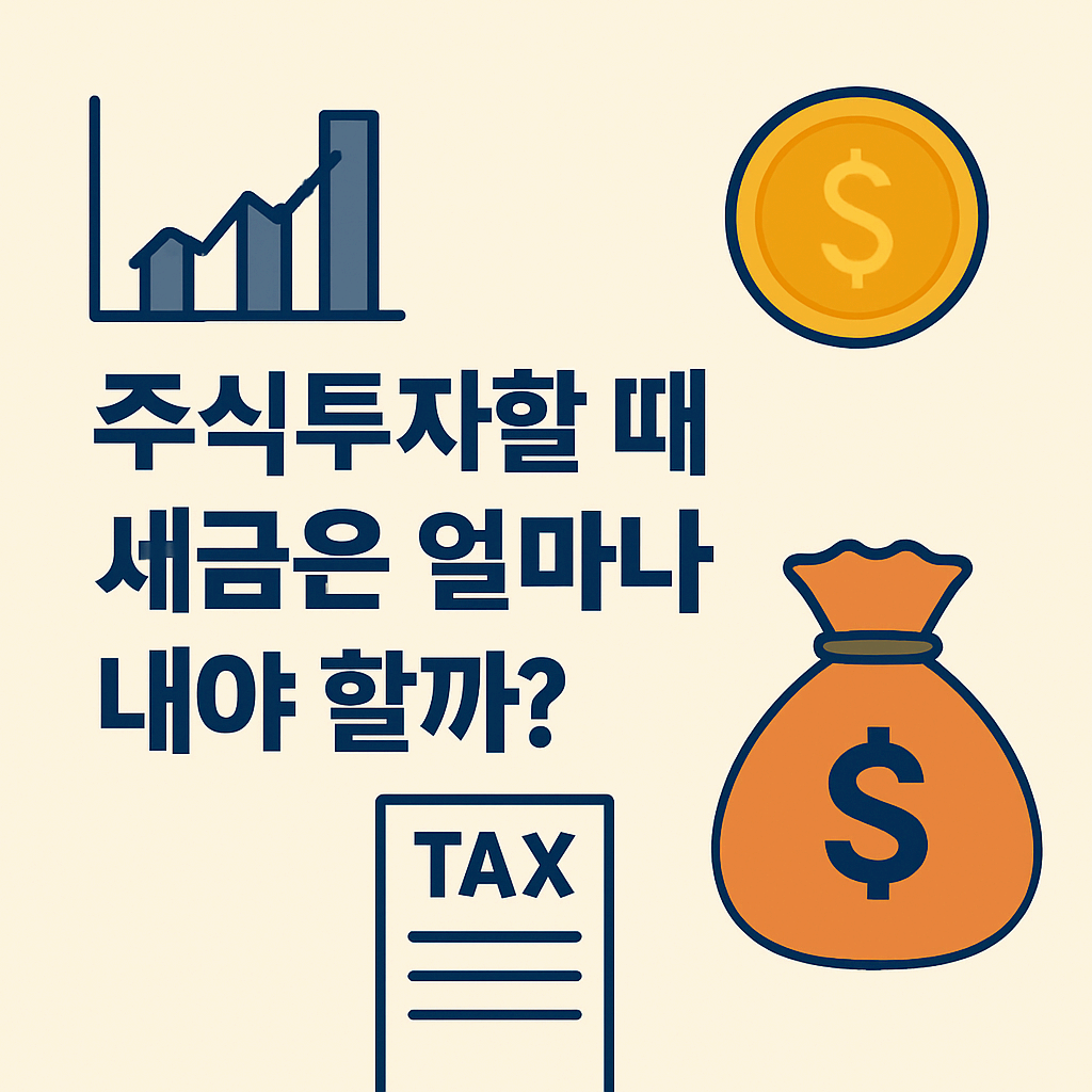 주식 투자할 때 세금은 얼마나 내야 할까? – 개인 투자자를 위한 절세 가이드