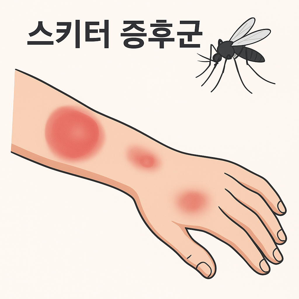 모기 알레르기 스키터 증후군