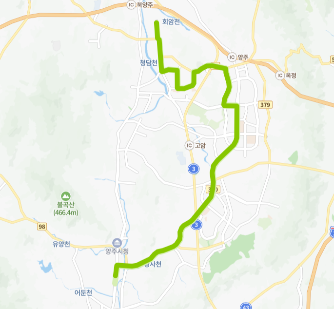 양주-81번-버스-노선-지도