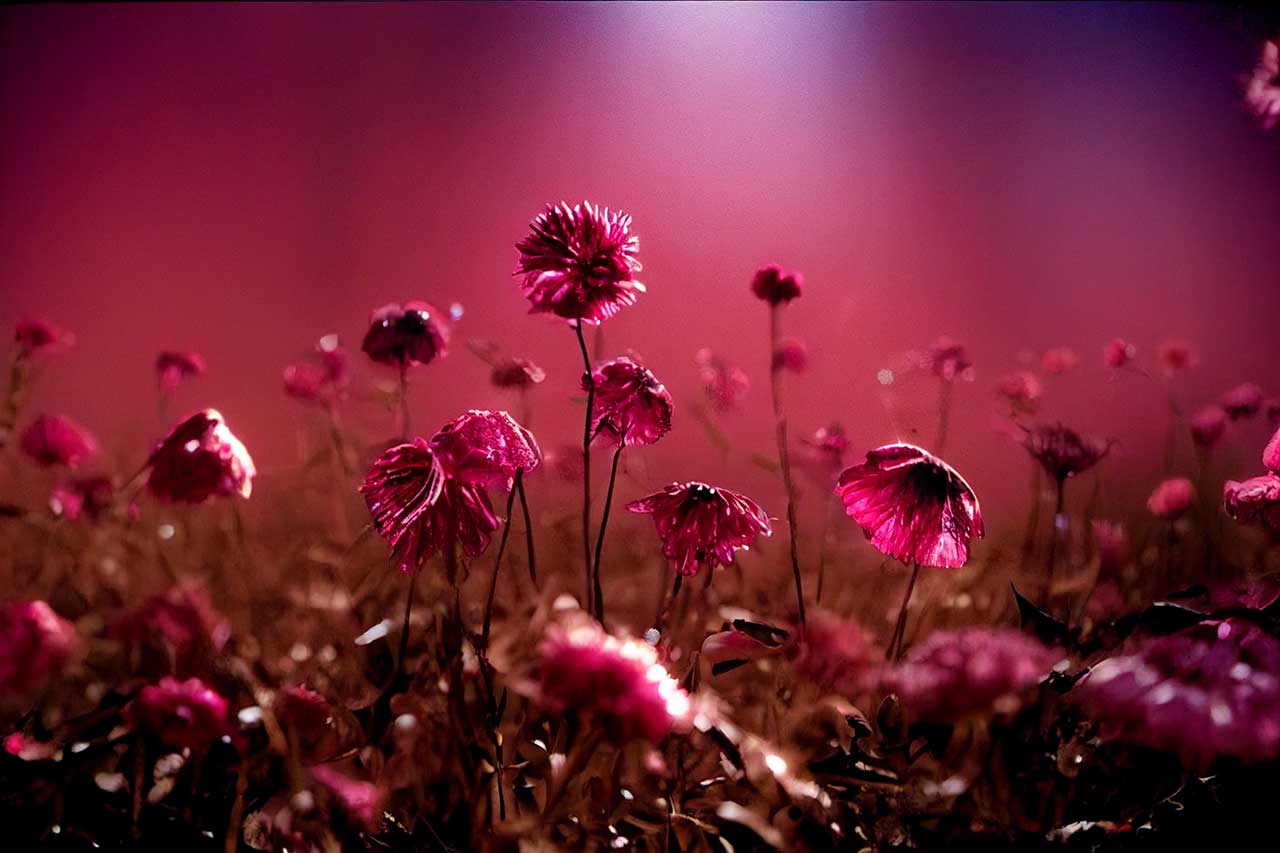 2023년 Pantone Color of the Year를 위한 Huge Inc의 Magentaverse 디지털 이미지