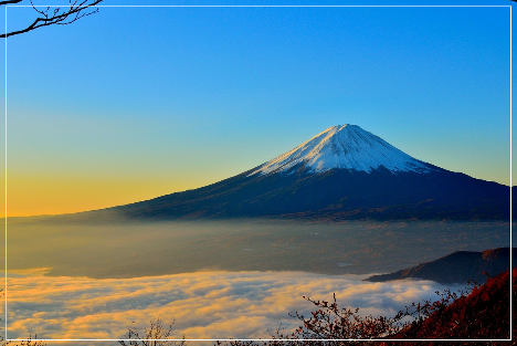 일본여행지석양