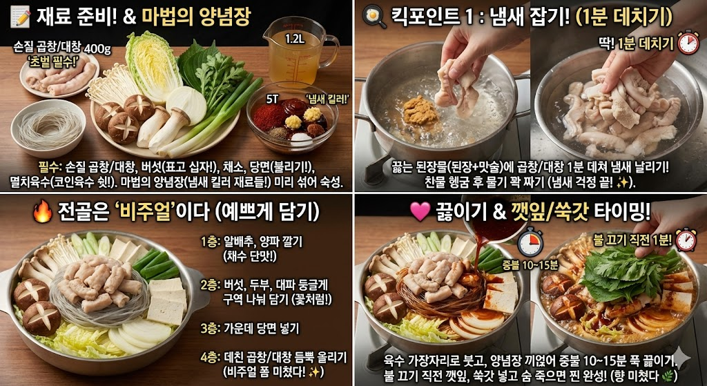 곱창전골 맛있게 끓이는법