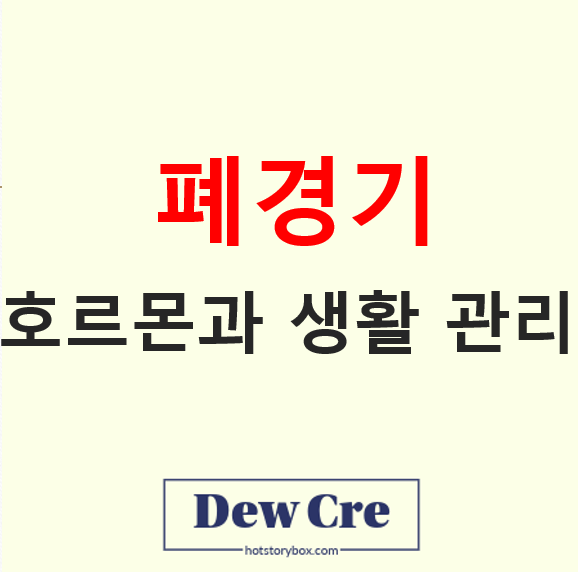 폐경기 증상별 호르몬 변화와 생활 관리 체크리스트