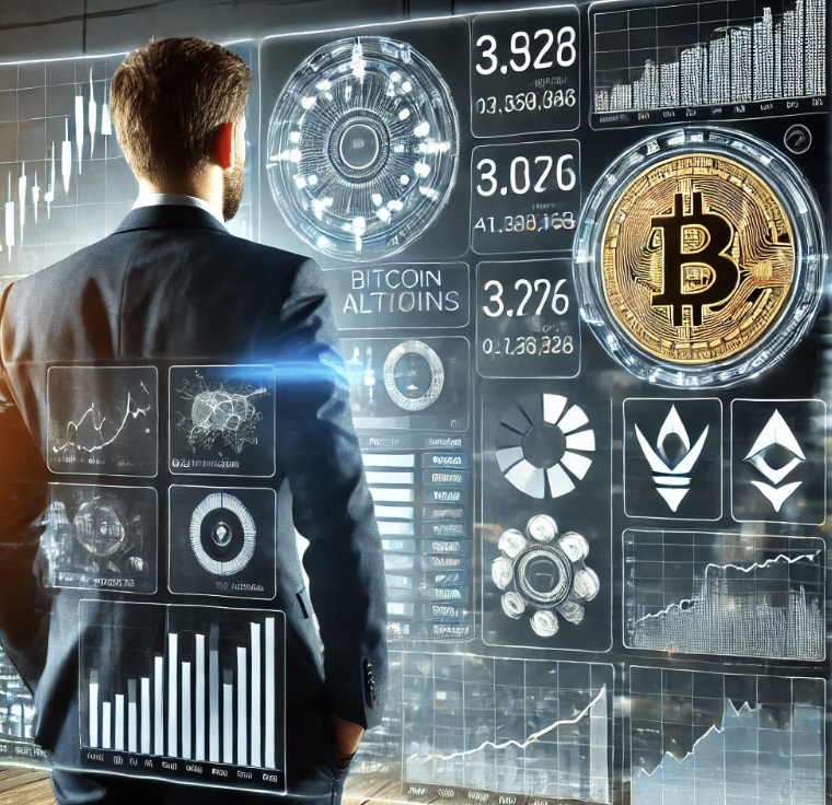 비트코인을 바라보는 사람