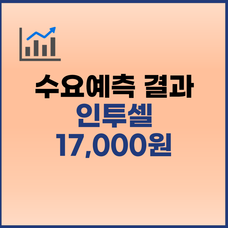인투셀 수요예측결과 공모가 17000원
