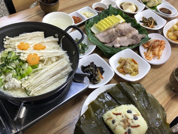 연잎밥정식