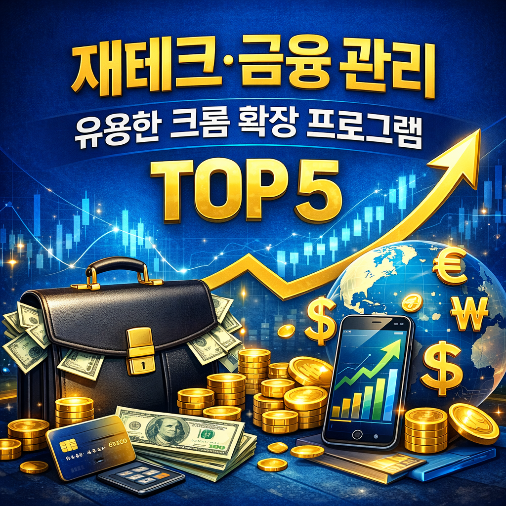 재테크&middot;금융 관리에 유용한 크롬 확장 프로그램 TOP 5