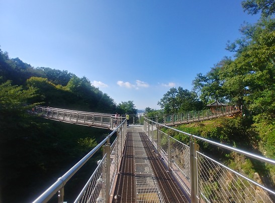 경기도 광명시 광명동 도덕산 출렁다리