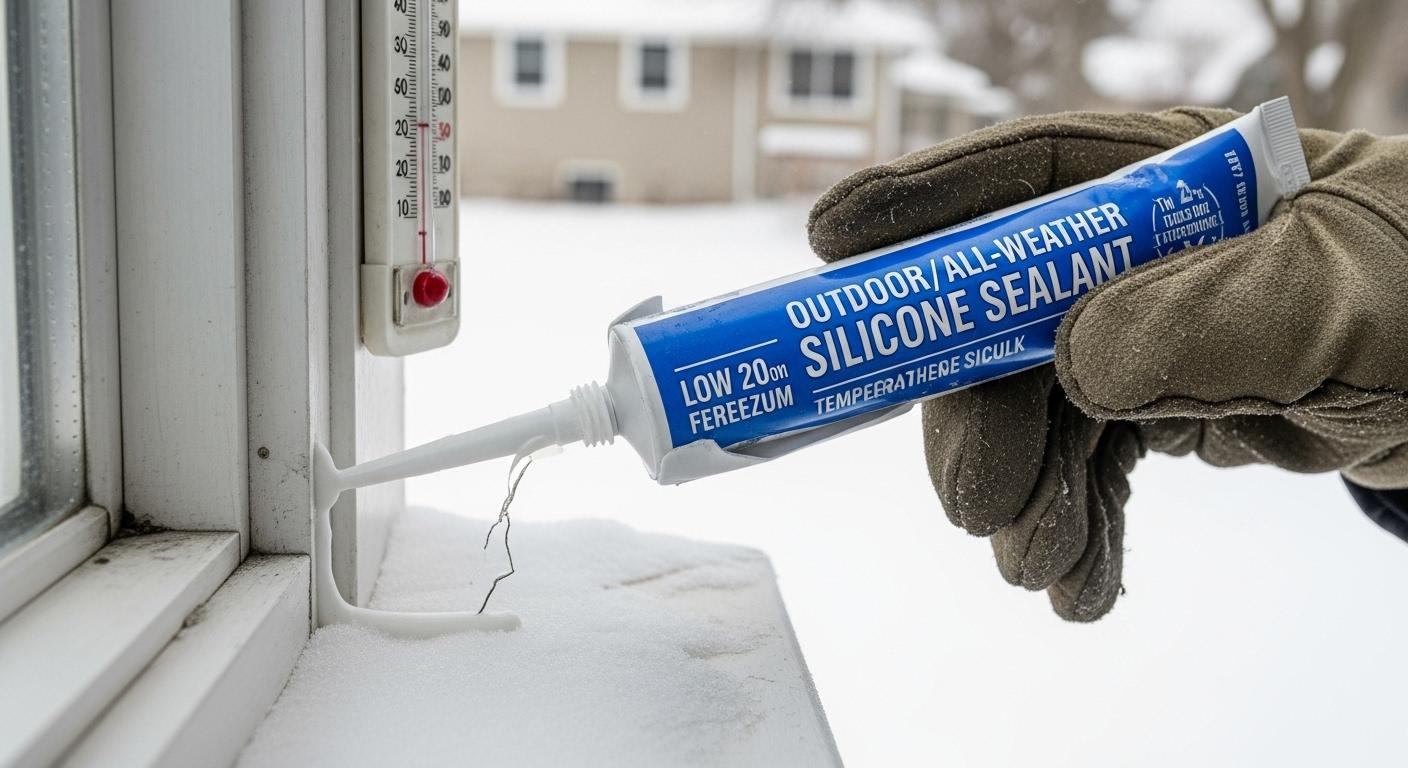 실리콘 작업 온도 겨울