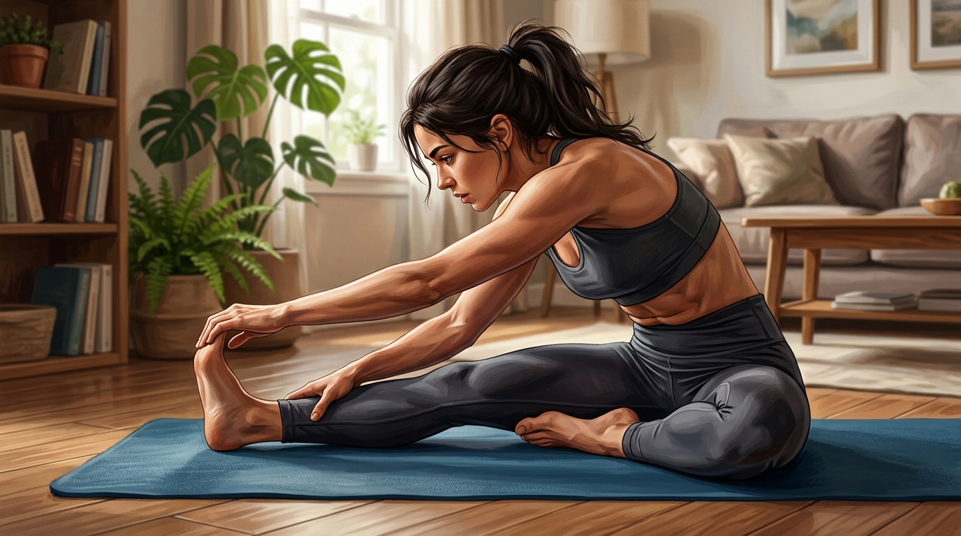 아침 붓기 제거에 좋은 하체 스트레칭 루틴