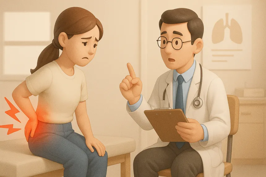 엉치뼈가 아픈 이유