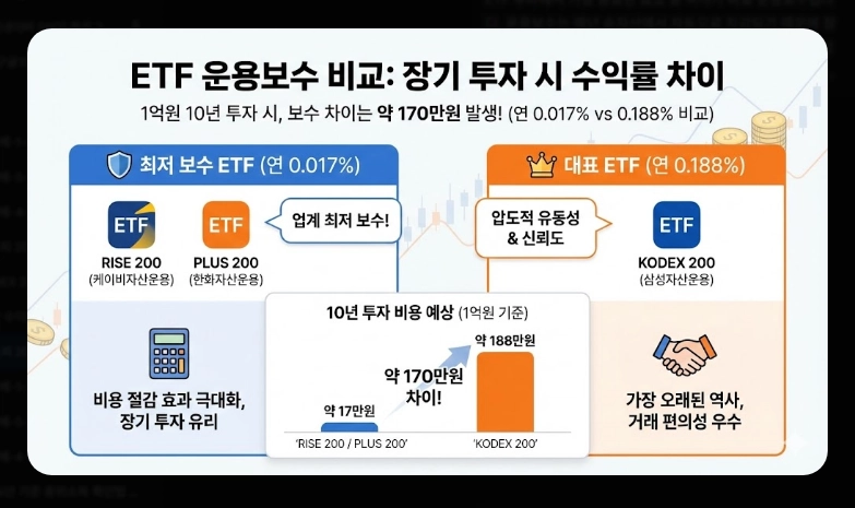코스피200 ETF 전체 목록 [2026년] 운용보수&middot;순자산&middot;수익률 비교 및 목적별 추천