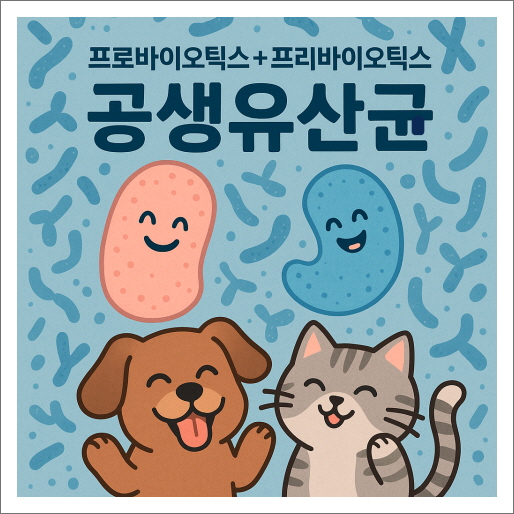 프로바이오틱스 + 프리바이오틱스 = 공생유산균