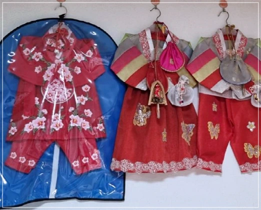 부천 용한 점집 영신당 동자동녀 한복