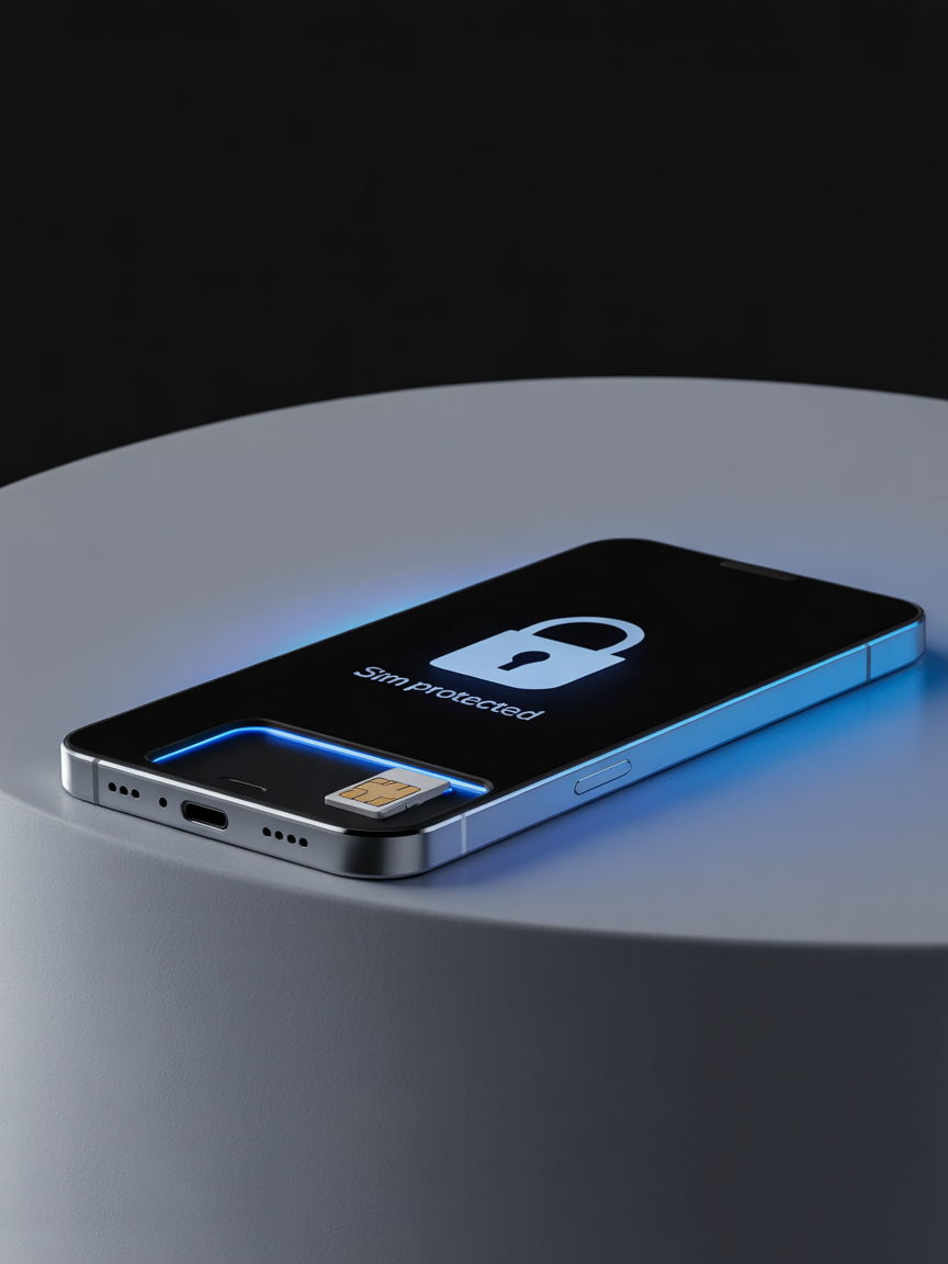 핸들폰-유심칩-사진