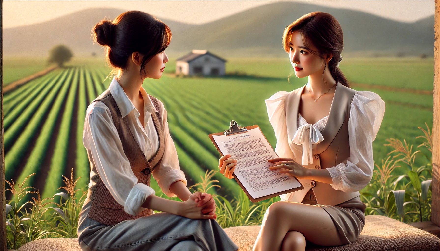 농지증여, 교환 절차 확인하는 이미지