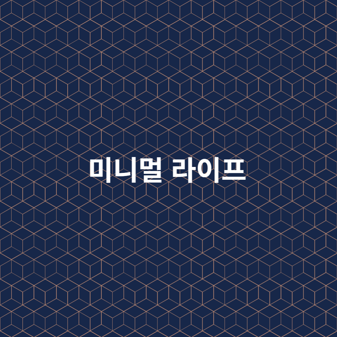 미니멀 라이프