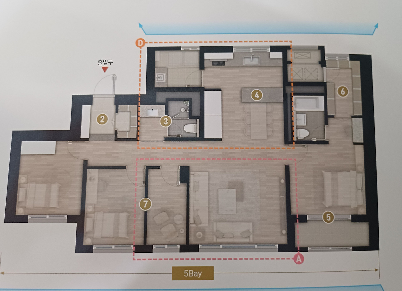 우3구역 평면도