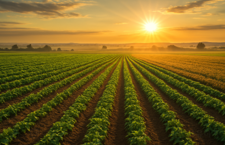 자전축 변화로 인한 일조량 변화로 고대 농업이 달라지는 모습
