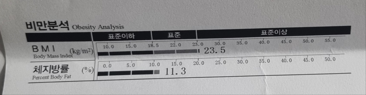 8월 현재 체지방