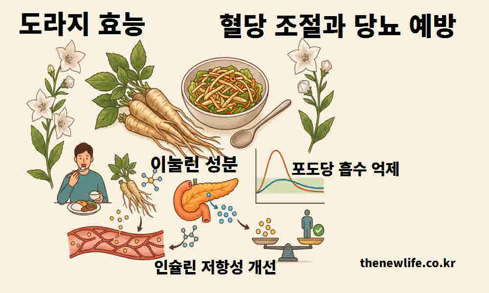 도라지 효능 혈당 조절 당뇨 예방