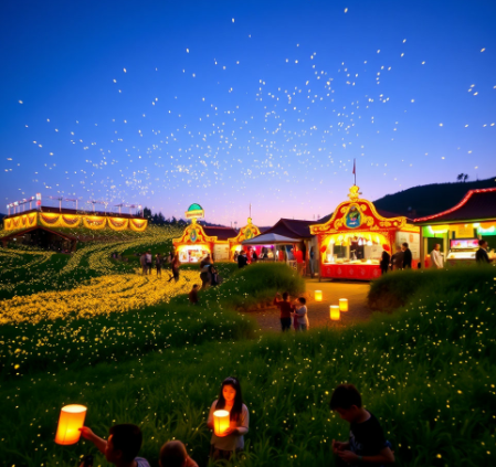 무주반딧불축제그림