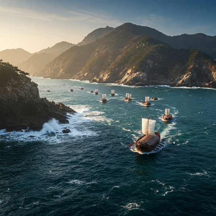 이순신 장군 - 진도 울돌목 (명량해협)