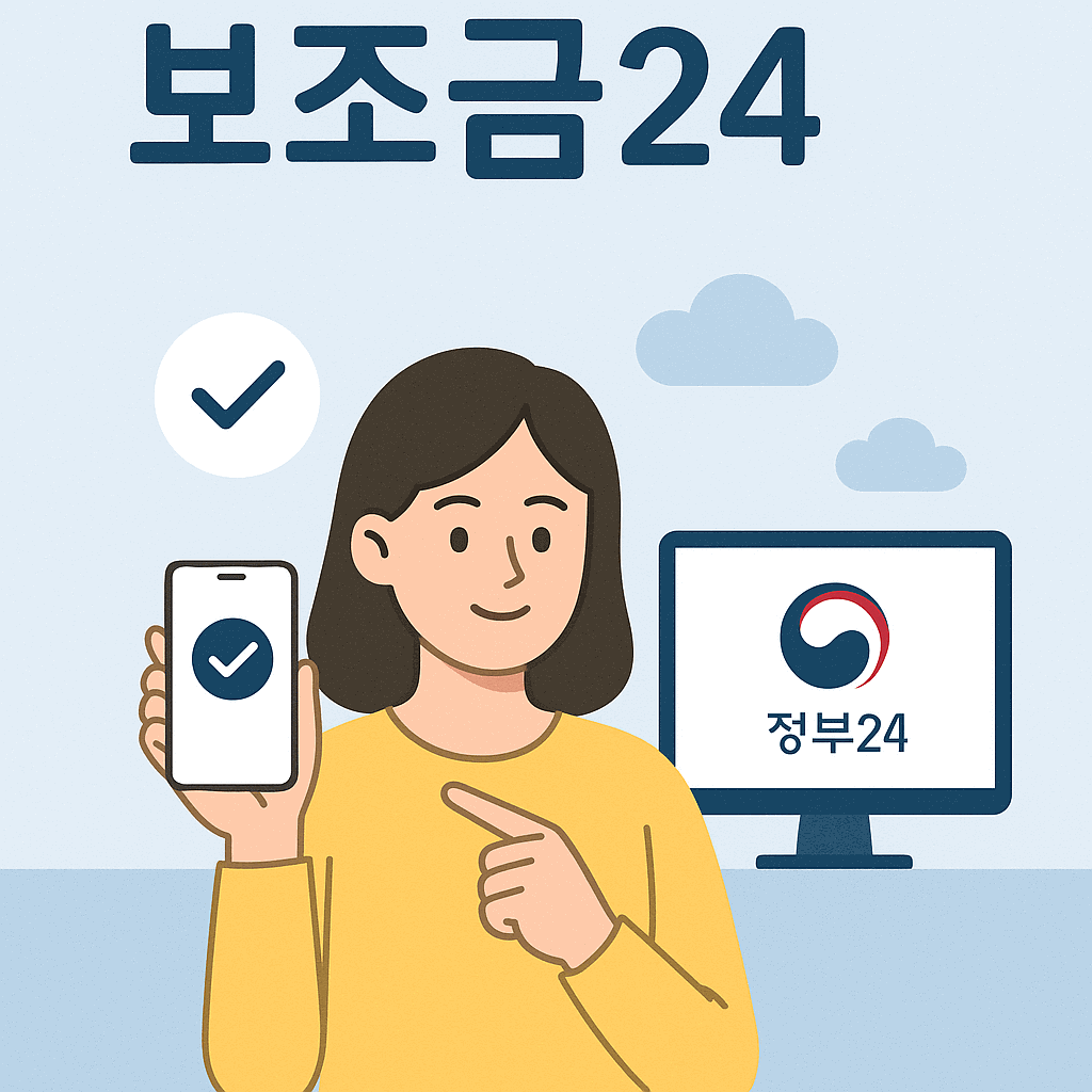 내가 놓친 정부 지원금 받기-보조금24