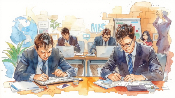 ENTJ는 목표를 설정하고 자원을 조직해 성과를 만들어내는 데 능합니다에 관한 그림입니다