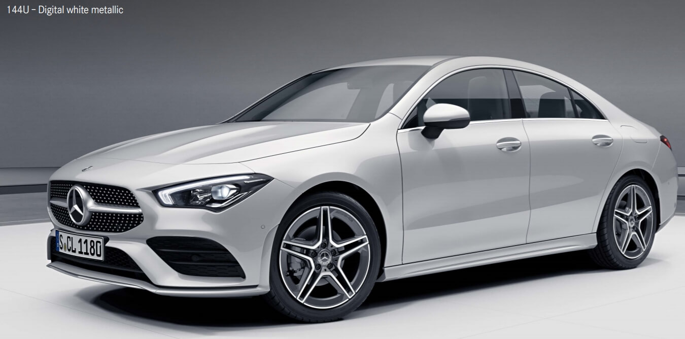 Digital white metallic(색상 코드 : 144) amg cla 45s 색상코드 - Digital white metallic(144)