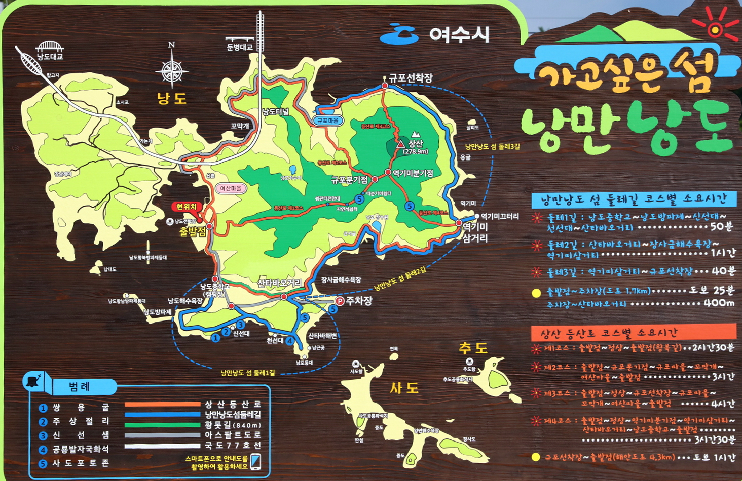 낭도 둘레길 