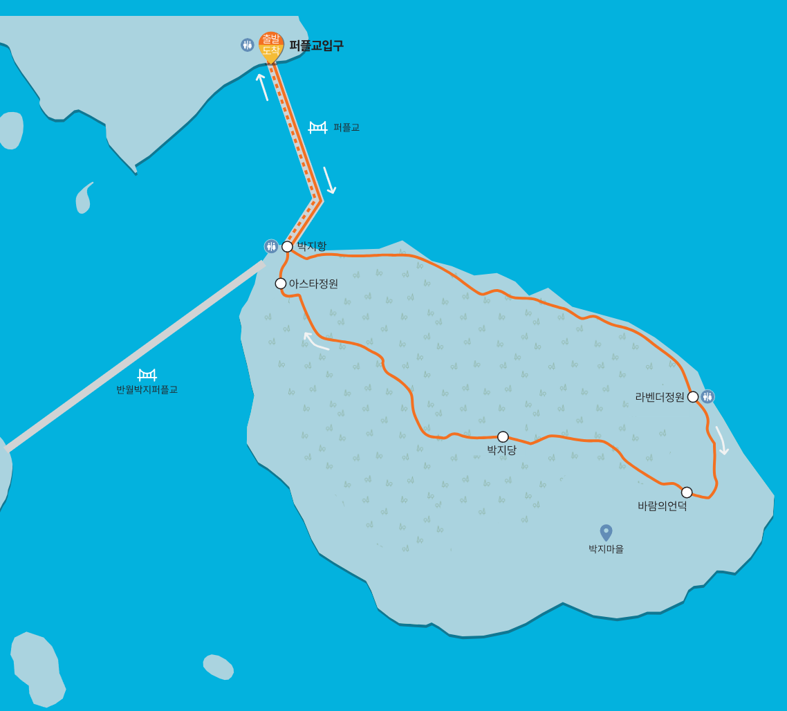 반월박지도 둘레길