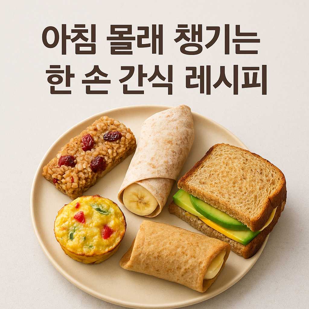 아침 몰래 챙기는 한 손 간식 레시피-2
