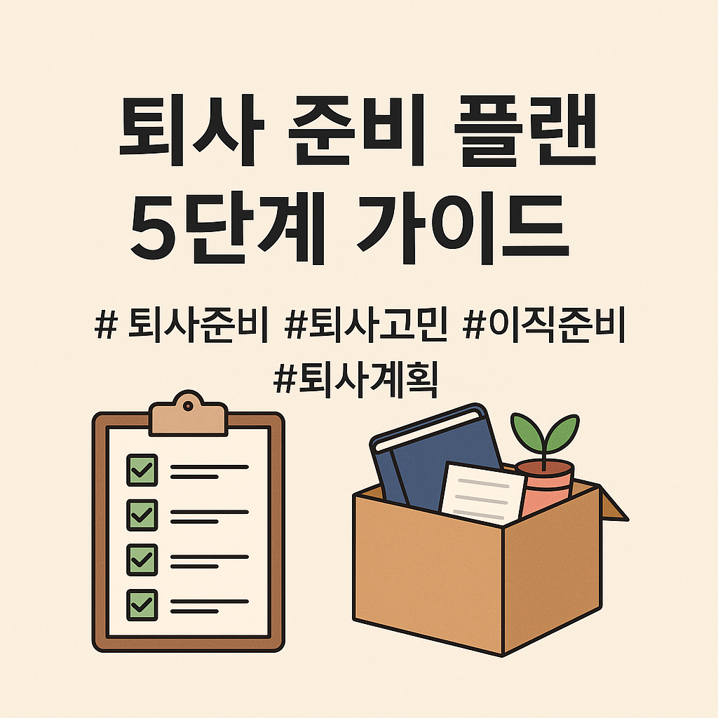퇴사 준비 가이드