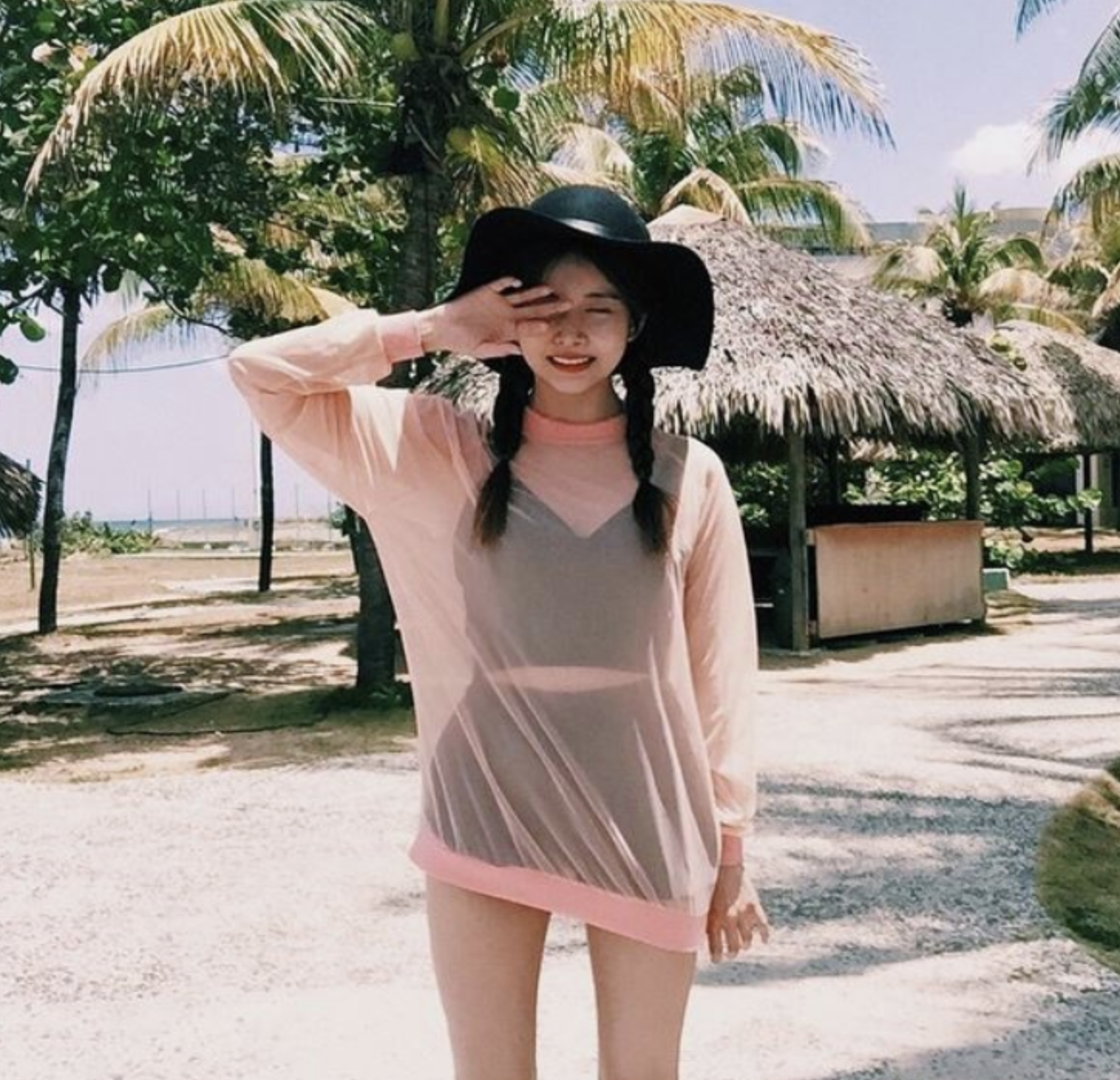 한보름 인스타셀카