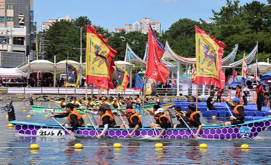 제1회 충무공 이순신장군배 전국 노젓기 대회 사진