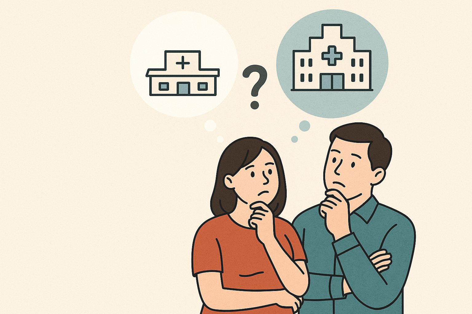 출산병원 선택에 대한 고민 이미지