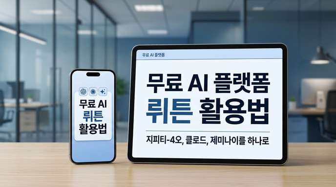 무료 AI 플랫폼 뤼튼 활용법 정리