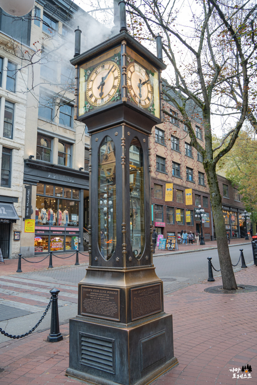 벤쿠버 가스타운 증기시계