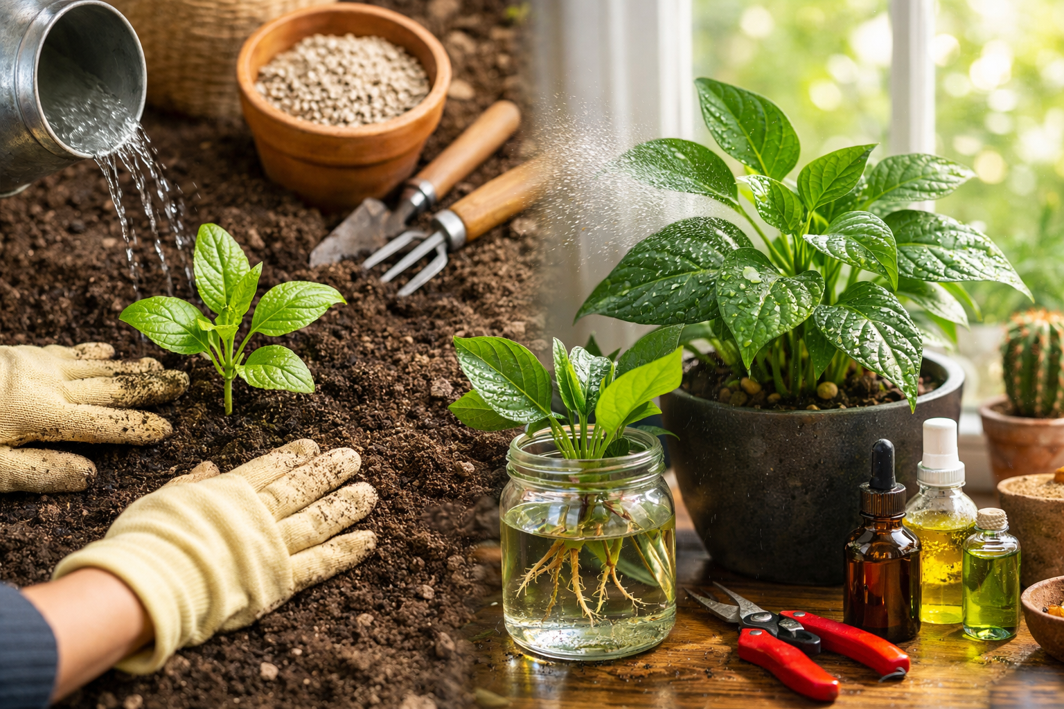 식물 성장 촉진 방법