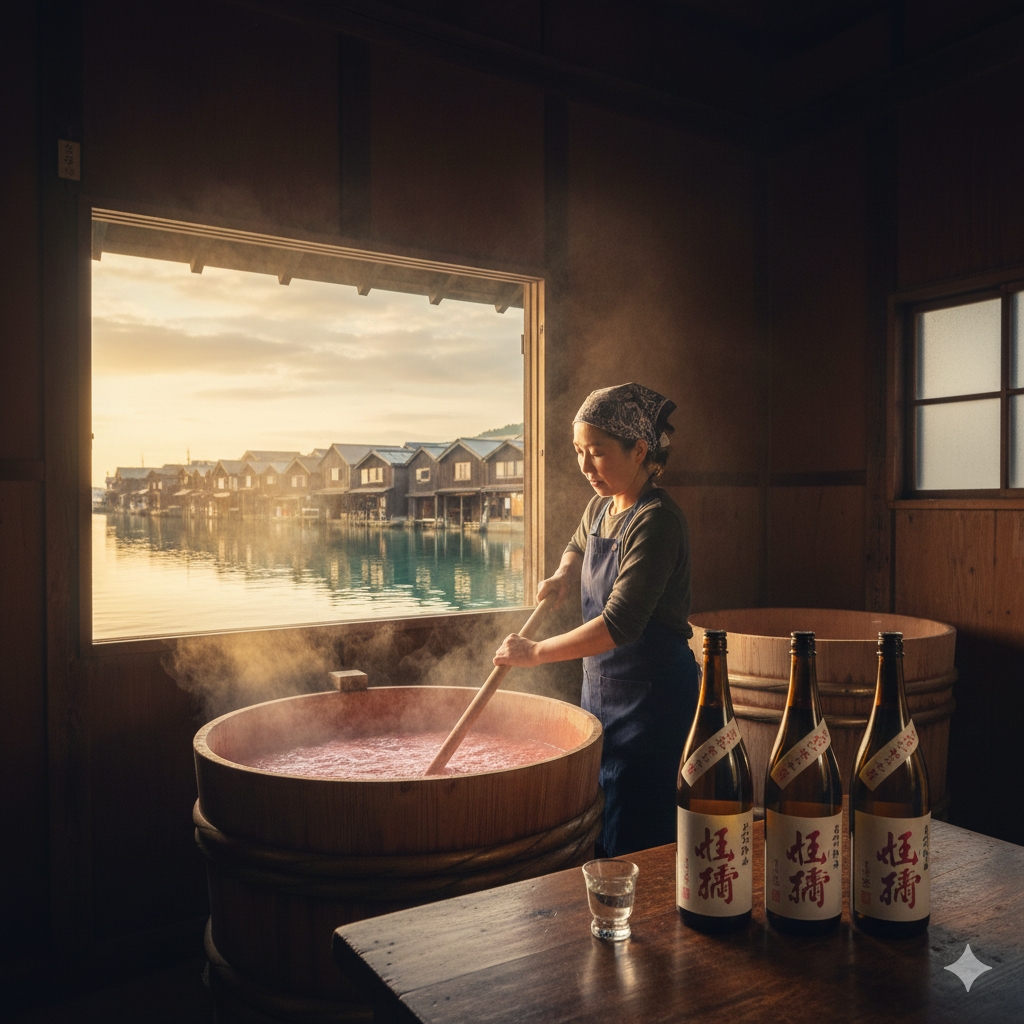 오랜 깊은 역사가 있는 양조장