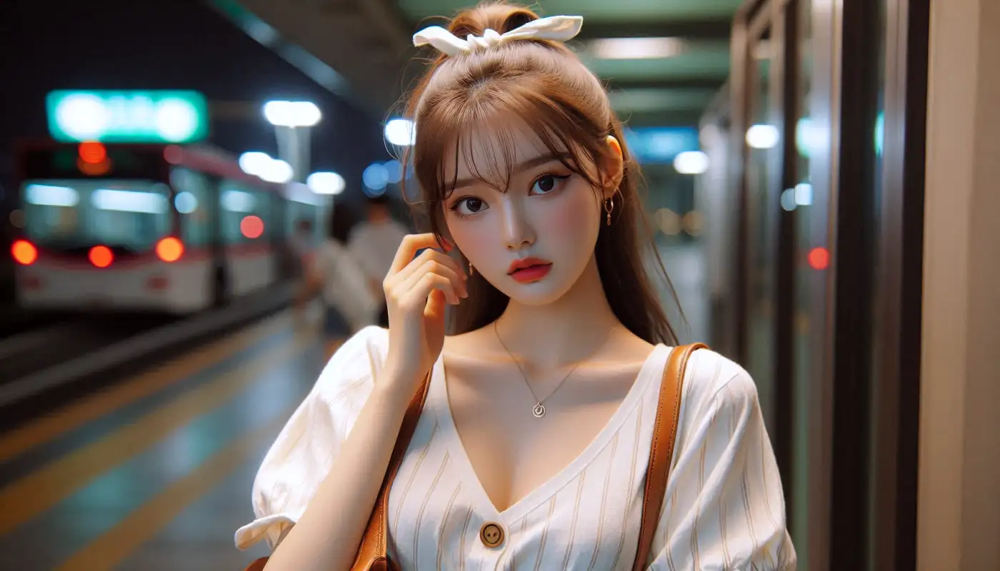 돈키호테-선크림-추천리스트로-쇼핑하는-여성의-모습