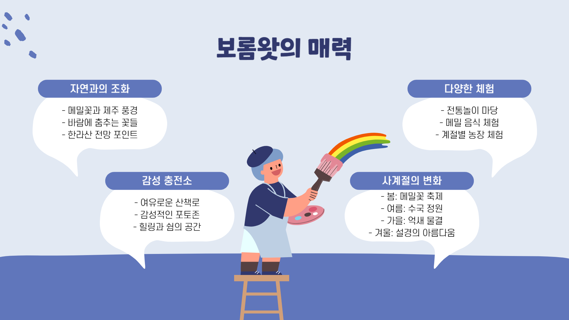 제주 보롬왓 메밀꽃축제