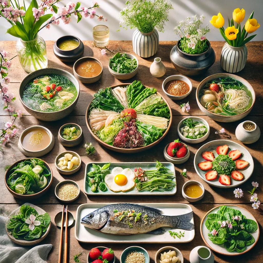 피부 좋아지는 봄 제철 식단 추천