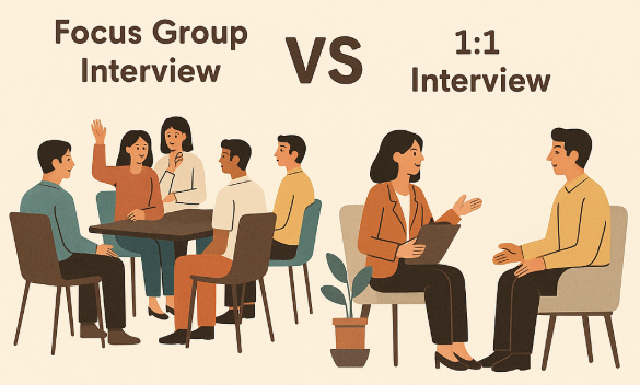 FGD vs. 1:1 interview