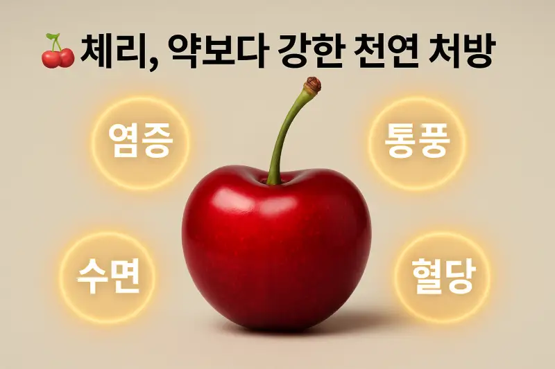 체리 한 줌, 염증부터 통풍까지 잡는다