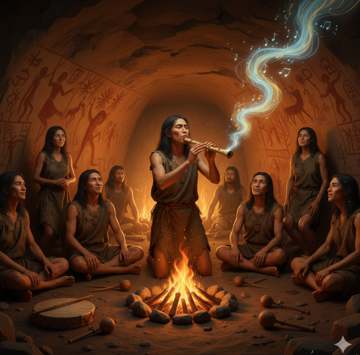 인류 최초의 악기 관련 그림