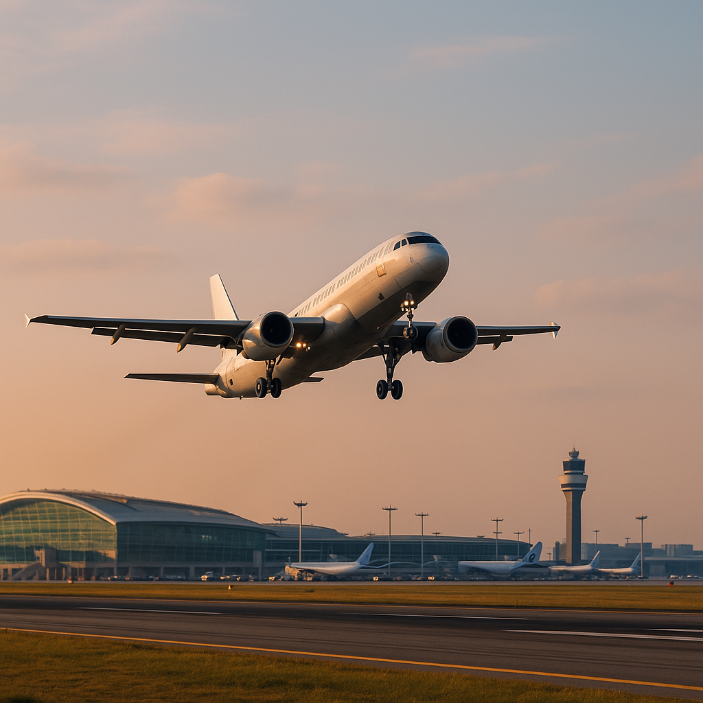 인천공항 편의시설 TOP 5-비행기가 활주로를 나르는 공항
