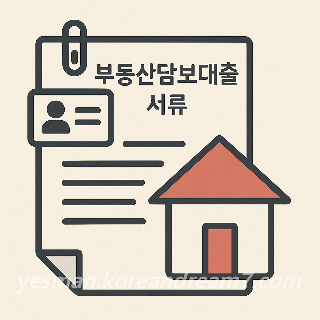 부동산담보대출 준비서류 총정리